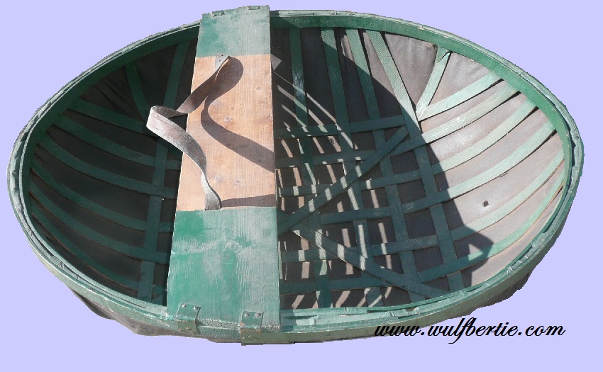 A coracle at the Museum of Gloucester